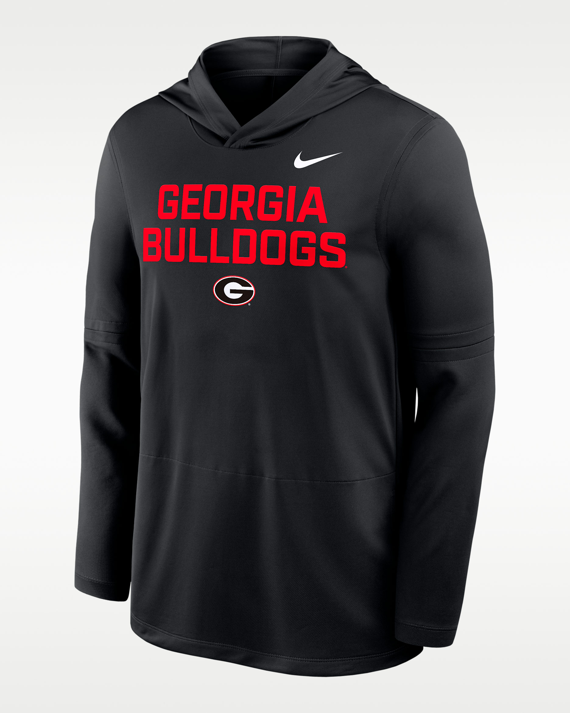 Georgia Sideline Men's Nike Dri-FIT College Long-Sleeve Hooded Top